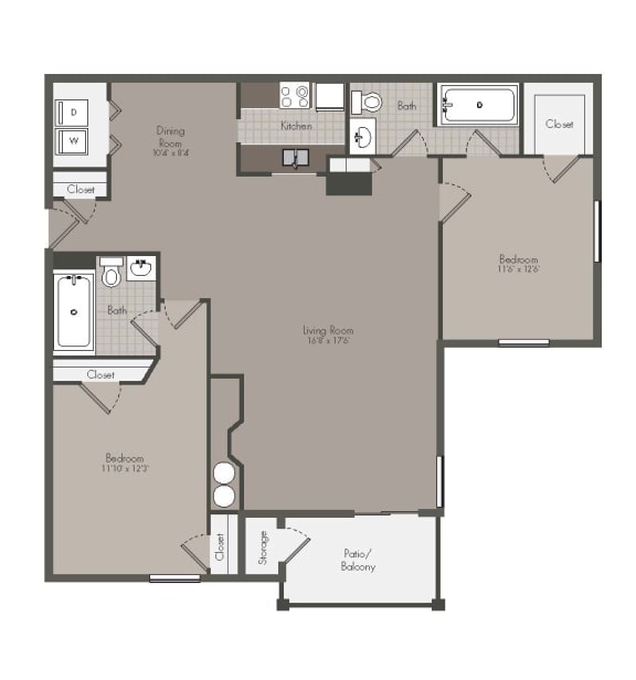Floor Plans of Mallard Creek in Charlotte, NC